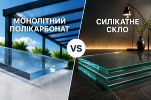 Полікарбонат чи силікатного скла