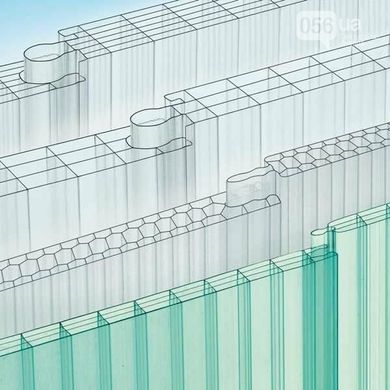 Замкові панелі з полікарбоната, 6000х12000, 10