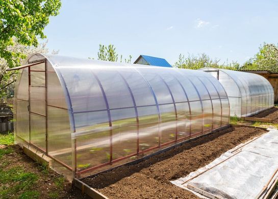 Теплиця 3х8 з оцинкованої квадратної труби 100937 фото